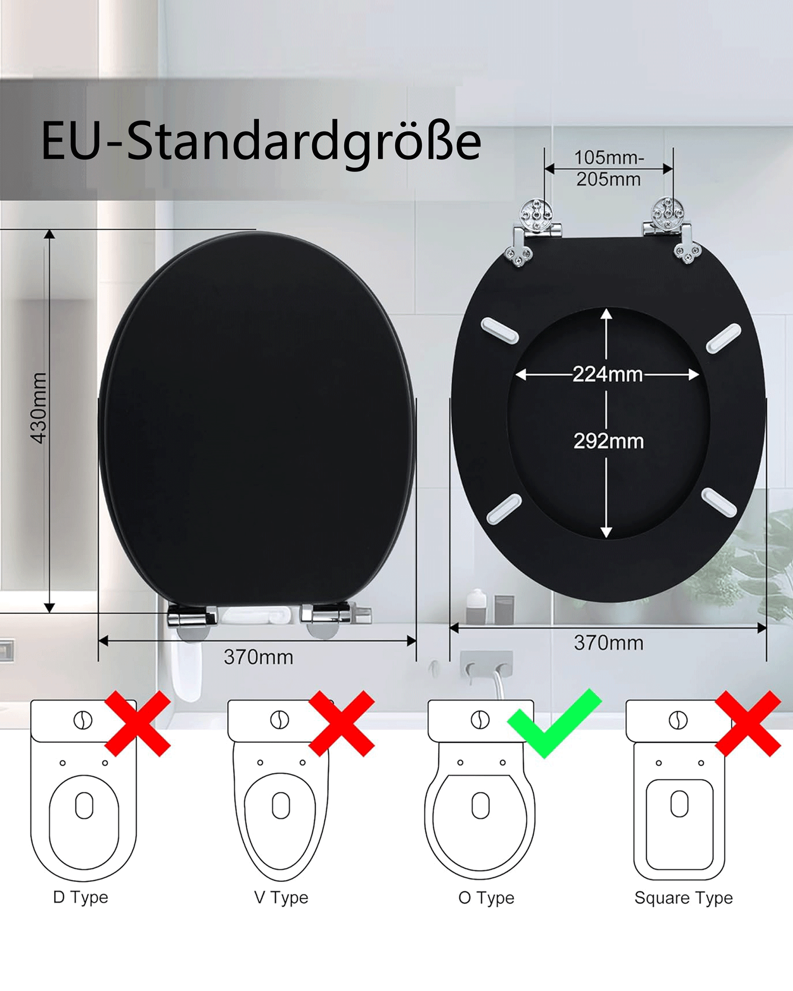 B01 WC-Sitz/Toilettensitz 