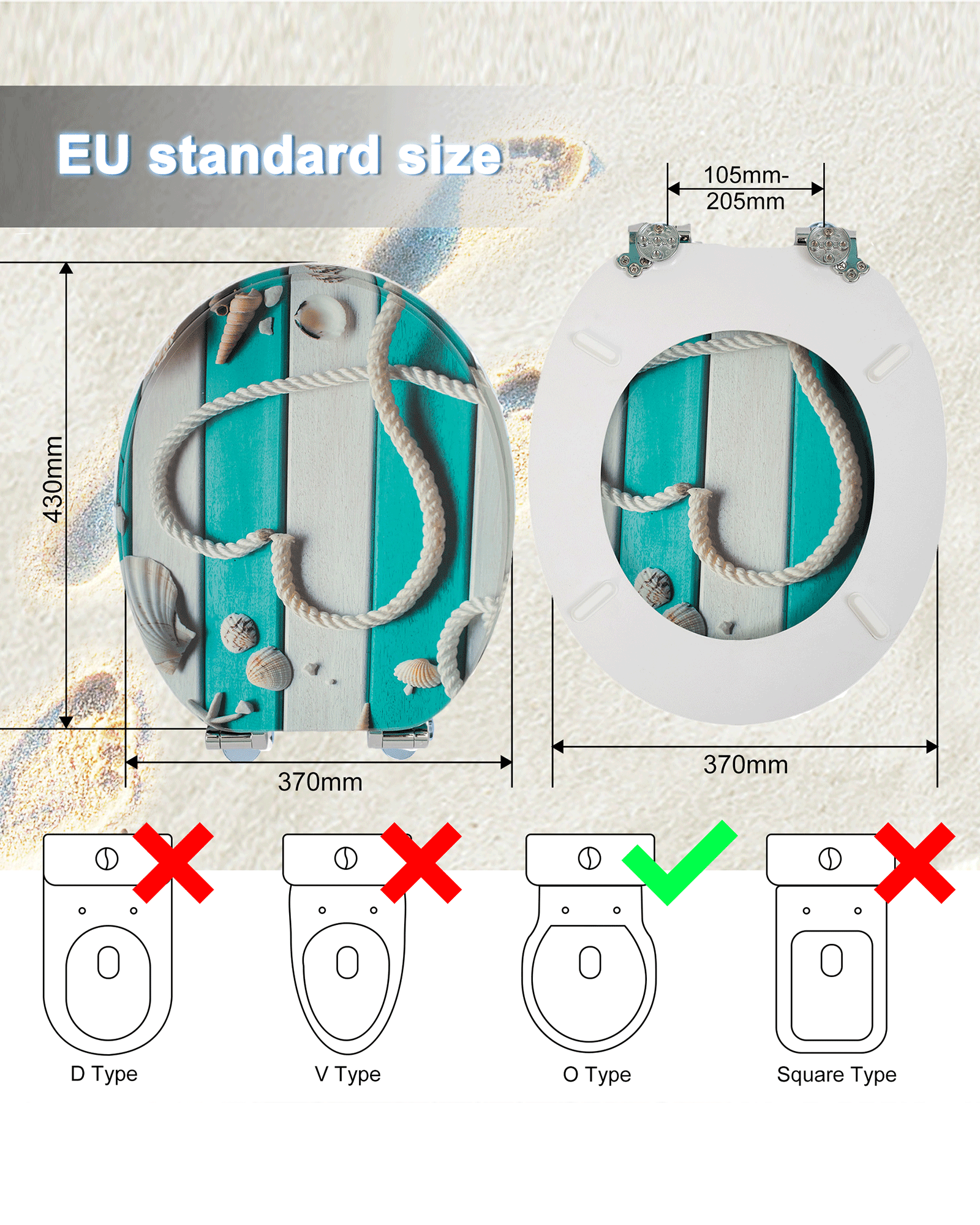 H147 WC-Sitz/Toilettensitz